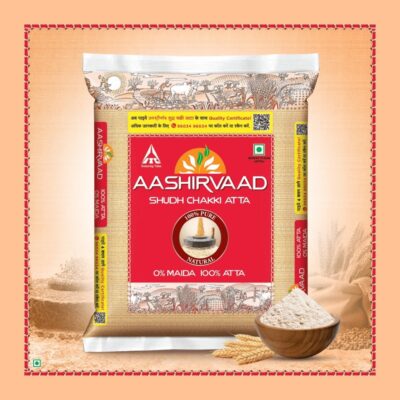 Aashirvaad Shudh Chakki Atta (100% Pure Wheat Flour) - 0% Maida